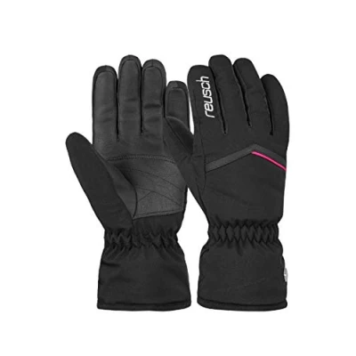 Image of Reusch Marisa Guaranteed Windproof, Extra Breathable and Warm Winter Gloves, Finger Snow Ski Gloves for Women with Long Cuff, 8.5