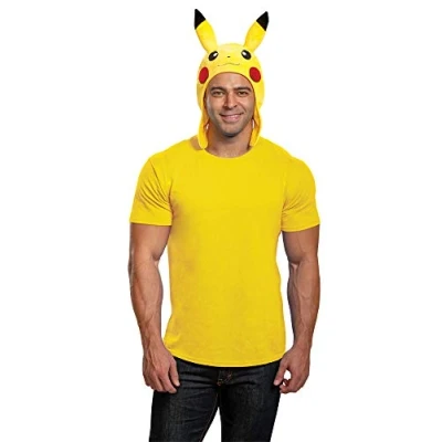 Image of Disguise 90297 Pikachu Costume Kit, Yellow, One Size Adult