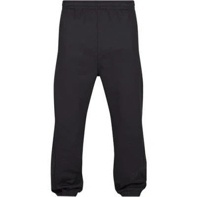 Image of Urban Classics Men&#039;s Sweatpants Drawstring Joggers Sport Trousers with Elastic Waist Tracksuit Elasticated Zipped An, Black, XXL