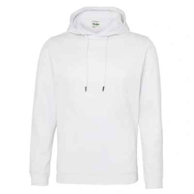 Image of AWDis Men&#039;s Sports Polyester Hoodie, White (Arctic White), Small