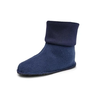 Image of Ladeheid LA CA 10 11 Children&#039;s Wellington Boots, Boot Socks, Inner Shoe Warming Socks for Rain navy, 28/29 EU