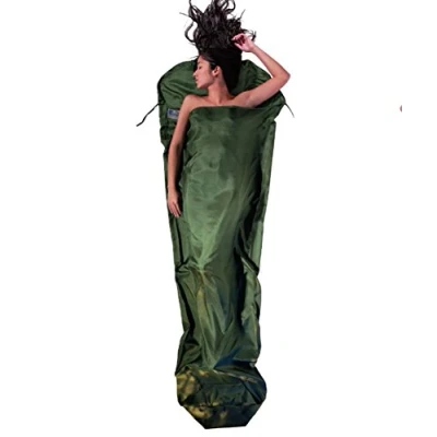 Image of Cocoon Silk Liner from Sleeping Bag Travel Bag, olive (403), 0