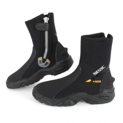 Image of SEAC Pro HD, 6 mm Neoprene Wetsuit Boots with Side Zipper, XXXL