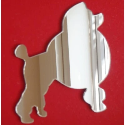 Image of Super Cool Creations Poodle Mirrors 35cm x 30cm