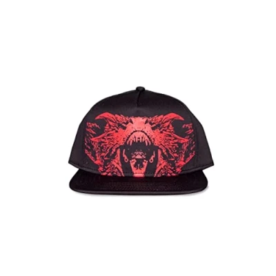 Image of Difuzed Game of Thrones House Dragons Targaryen Dragon Snapback Baseball Cap SB Black