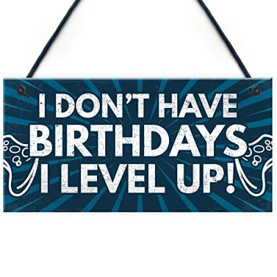 Image of RED OCEAN Birthday Gaming Gamer Gifts Accessories Boys Bedroom Man Cave Door Sign Gift For Son Dad Brother