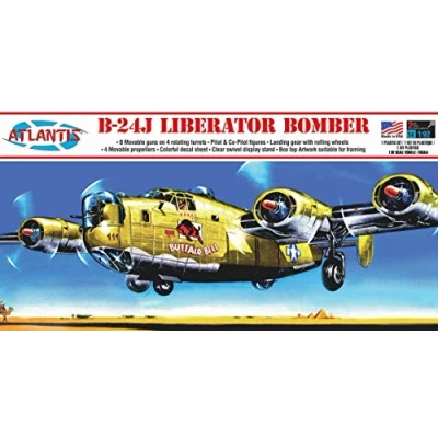 Image of Atlantis AMCH218 1/92 Consolidated B 24 J 1:92 24J Liberator Bomber Buffalo Bill, Various, 0