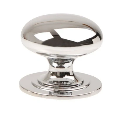 Image of Victorian Cabinet / Cupboard Door Knob Polished Chrome 38mm dia (1.5&quot;)