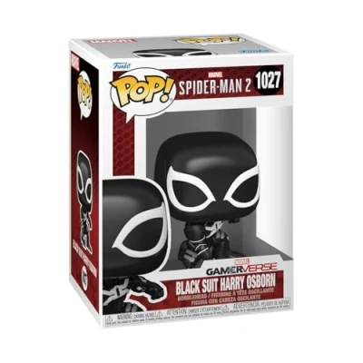 Image of Funko POP! Games: SM2VG Harry Osborn (Black Suit) Spider man 2 Video Game Collectable Vinyl Figure Gift Idea Official Merchandise Toys for Kids &amp; Adults Games Fans
