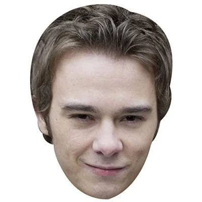 Image of FoxyPrinting David Platt Tv Celebrity Cardboard Party Face Mask Fancy Dress