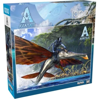 Image of Avatar: The Way of Water Skimwing Rider 1000 Piece Jigsaw Puzzle Buffalo Games