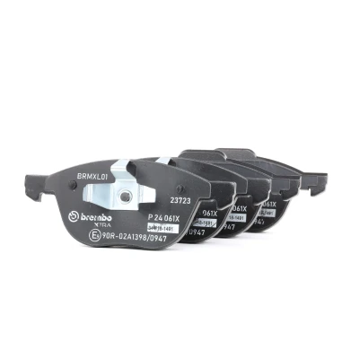 Image of 7M592K021AA, AV6Z2001A, BV6Z2001D Brake pad set BREMBO P 24 061X excl. wear warning contact without accessories FORD: FOCUS 3 Turnier,