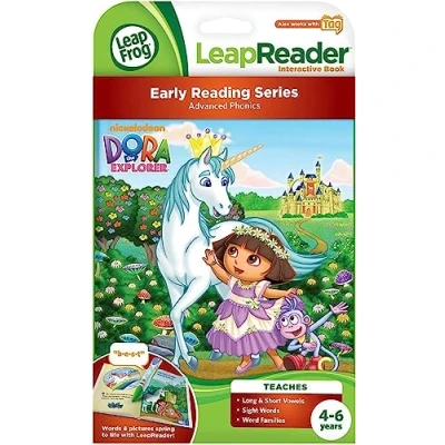 Image of Leapfrog Leapreader Book Nickelodeon Dora The Explorer Saves King Unicorn