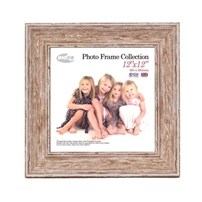 Image of Inov8 Framing Photo Frame Lrg 12x12 1PK, Wood, Wash Walnut