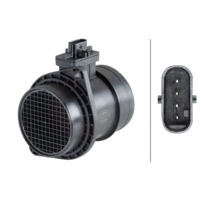 Image of 03P906461 Mass air flow sensor HELLA 8ET 358 095 291 with seal SEAT: Ibiza 4, 4 Sportcoupe, VOLKSWAGEN: Polo V Hatchback, SKODA: Fabia 2