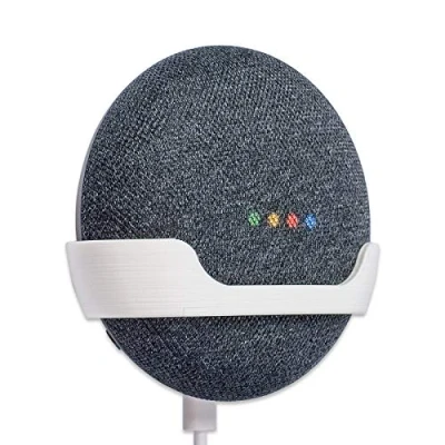 Image of P3D Lab Wall Mount for Google Home Mini, Mini Bracket Full, White 3 Years Warranty Made in UK