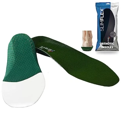 Image of Slimflex Green Arch Support Insoles for Men and Women Pronation Supination Balancing Moderate
