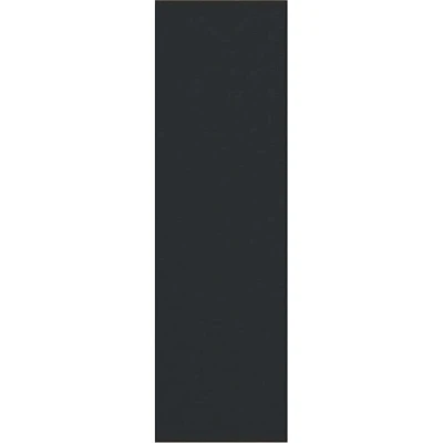 Image of vidaXL doormat black 100% polyamide indoor/outdoor use 400 x 120 0.9 cm suitable for bedroom, entryway, balcony pvc backing rectangular medium pile rug