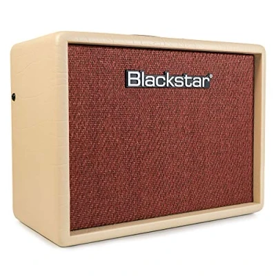 Image of Blackstar Debut 15E Beginners Practice Electric Guitar Amplifier Combo With Delay Effect 15 Watt Headphone Input/Line In MP3 Playback (Beige)