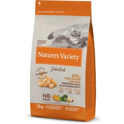 Image of NATURE&#039;S VARIETY SELECTED ADULT STERILIZED FREE RANGE CHICKEN 4x1.25kg