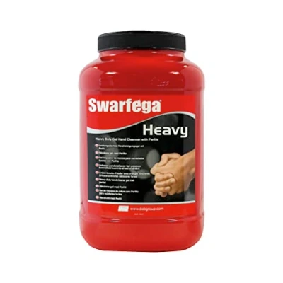 Image of Swarfega Heavy Duty Hand Cleaner, Wash with Natural Scrub and Conditioner for Working Hands, Gentle on Skin, 4.5 Litre Tub