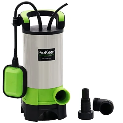 Image of Pro Kleen Submersible Water Pump Electric 1100W for Clean or Dirty Drain with Float Switch, 18000L/H, 10M Power Lead Floods, Hot Tubs, Pools, Wells, Pond, Cellar