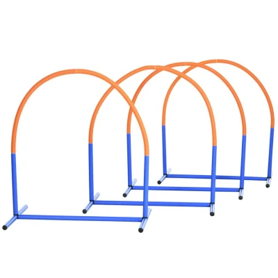 Image of PawHut Dog Agility Training Equipment Pet Set with Carry Bag