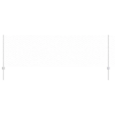 Image of vidaXL Fence Posts 11 pcs U Channel 80 cm Galvanised Steel