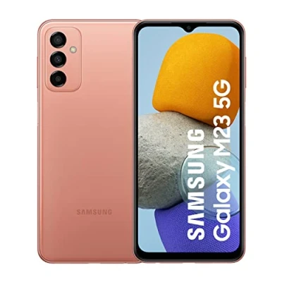 Image of Samsung Galaxy M23 5G Mobile Phone SIM Free Android Smartphone 4GB RAM 128GB Storage Orange Copper [Amazon Exclusive]