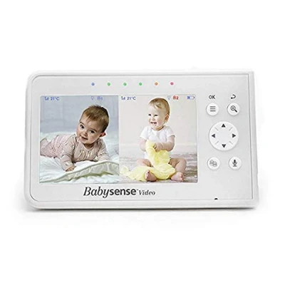 Image of Babysense Split Screen Parent Unit for Video Baby Monitor V43