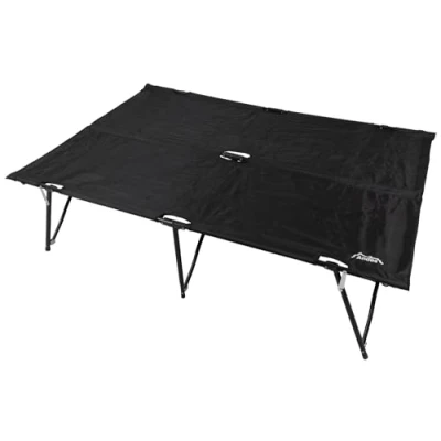 Image of Andes Double Camp Bed, Folding Aluminium Frame, Lightweight &amp; Portable with Carry Bag for Camping/Home Use
