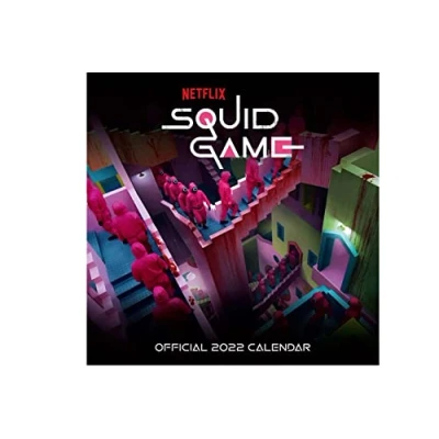 Image of Squid Game Calendar 2022 Official Square Wall Gift Present