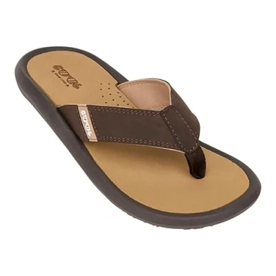 Image of Cool shoe WAVE men&#039;s Flip flops / Sandals (Shoes) in Brown