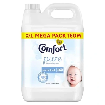 Image of Comfort Pure sensitive Fabric Conditioner dermatologically tested gentle next to skin 160 washes (4.8 L)