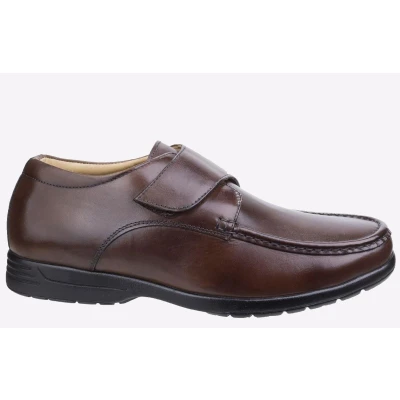 Image of Fleet &amp; Foster Fred Leather Mens Brown Size UK 9