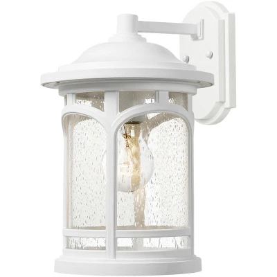 Image of Marblehead Outdoor Small 1 Light Wall Lantern, White, IP44, E27