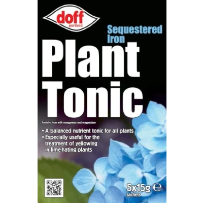 Image of Doff Plant Tonic Sequestered Iron 5 x 15g Sachets