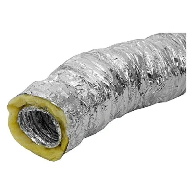 Image of Aluminium Insulated Acoustic Flexible Hose Air Duct Ventilation Tube (125mm)