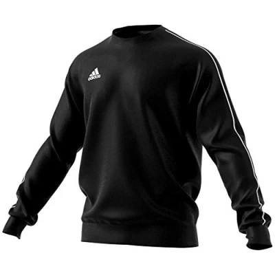 Image of adidas Men Core 18 Sweatshirt Black/White, Small
