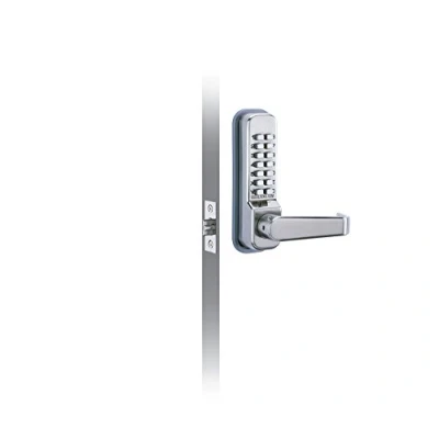 Image of Codelocks 0415 SS CL415 Tubular Mortice Latch Mechanical Lock, PVD Stainless Steel
