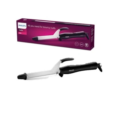 Image of Philips BHB862/00 Curling iron Warm Black, White 1.8m hair styling tools