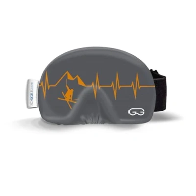 Image of Soggle Heartbeat Freestyler Ski Goggles Microfibre Cover One Size Grey / Ocean
