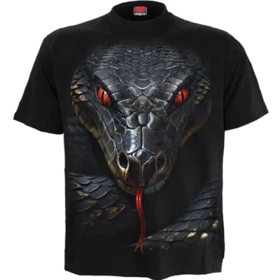 Image of Spiral Basilisk T Shirt Black L