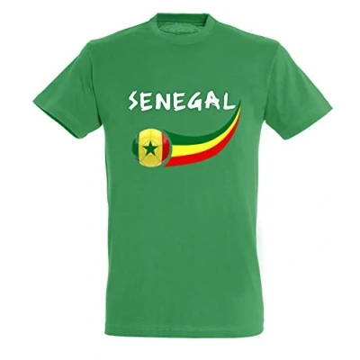 Image of Supportershop Men Senegal T shirt green Small