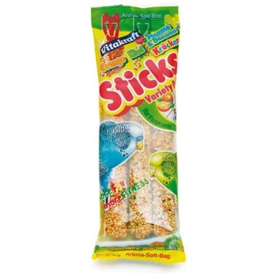 Image of Vitakraft Budgie Krõcker« Orange/kiwi/banana Sticks 3 Pack (Pack of 7)