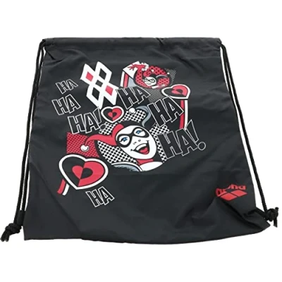Image of arena WB Superheros Jr Drawstring Swim Bag, Harley Quinn
