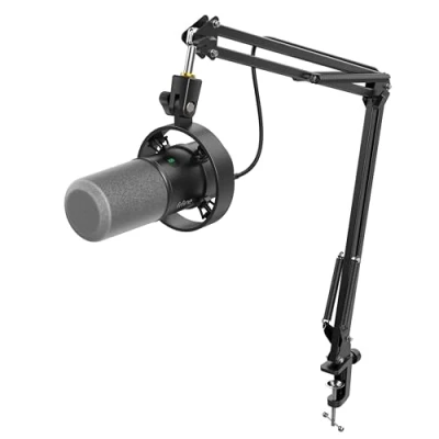 Image of FIFINE Podcast Microphone K688 with Boom Arm, USB/XLR Dynamic Mic Kit Mute Button, 3.5mm Headphones Jack for Studio/Music Recording/Streaming Compatible PC/Computer/XLR Mixer K688CT