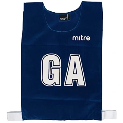 Image of Mitre Adult Netball Pro Sports Training Bibs (Pack of 7 Bibs), Navy, L