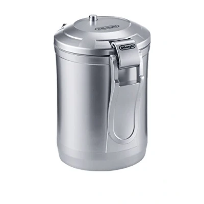 Image of Delonghi 5513290061 500g Vacuum Coffee Canister, Silver