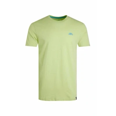 Image of Weird Fish Fished Organic Cotton Branded T Shirt Acid Lime Size S